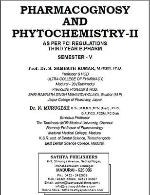 Pharmacognosy and Phytochemistry-II (B.Pharm 5th Semester)