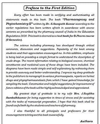 Pharmacognosy and Phytochemistry-II (B.Pharm 5th Semester)